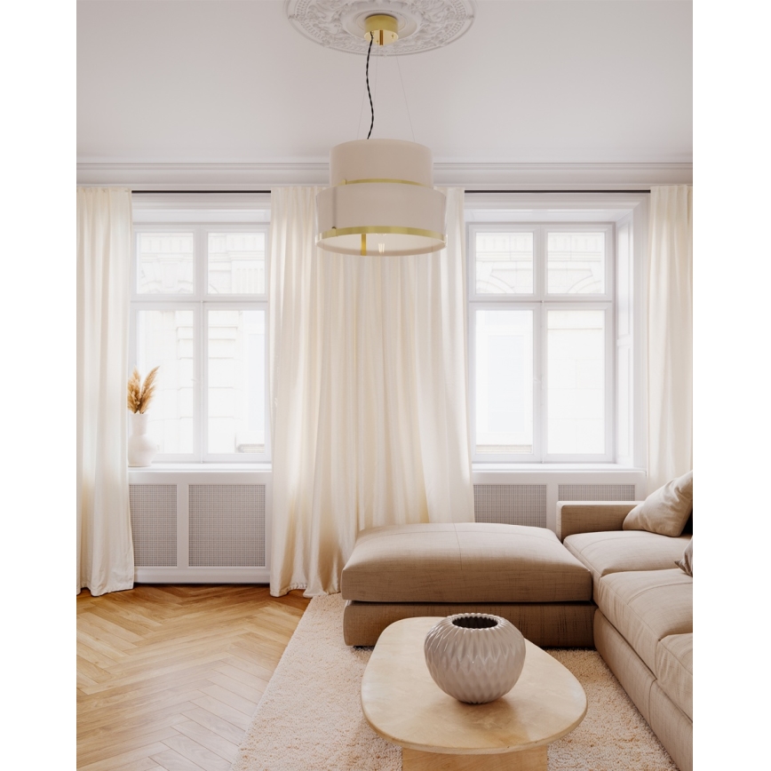 ByRydens - Lustre suspenso com cabo MARCEL 2xE27/8W/230V
