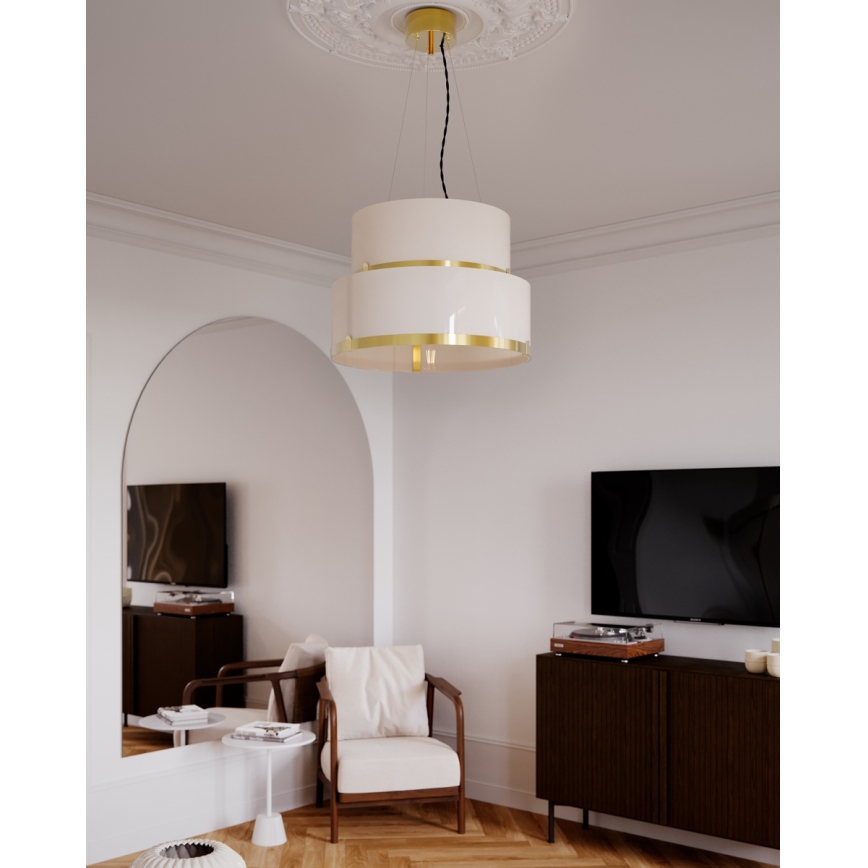 ByRydens - Lustre suspenso com cabo MARCEL 2xE27/8W/230V