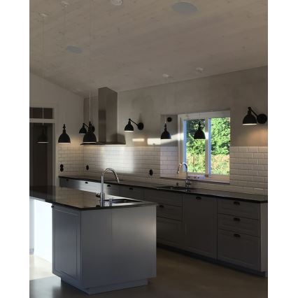 ByRydens - Candeeiro de parede BAZAR MINI 1xE27/5W/230V preto