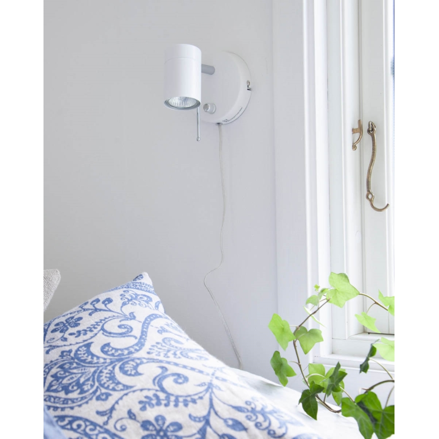 ByRydens - Foco de parede com regulação CORRECT 1xGU10/7W/230V branco