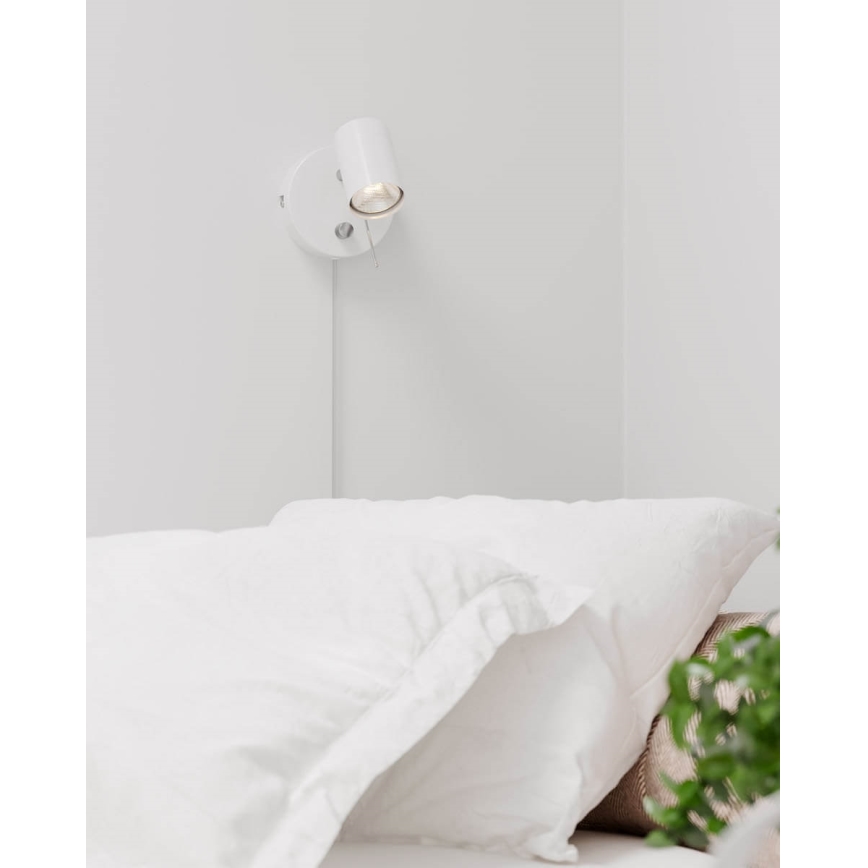ByRydens - Foco de parede com regulação CORRECT 1xGU10/7W/230V branco