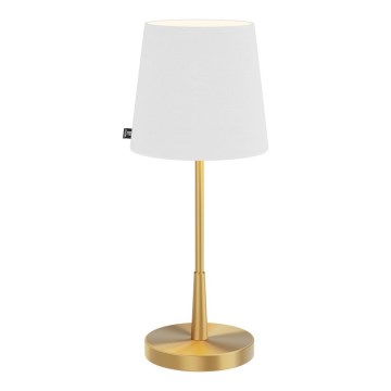 ByRydens - Candeeiro de mesa LUMI 1xE27/8W/230V branco/dourado 48,5 cm