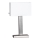 ByRydens - Candeeiro de mesa PRIME 1xE27/5W/230V branco/cromo mate