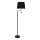 ByRydens - Candeeiro de pé LED ORLANDO 1xE27/5W/230V + LED/3W preto Ø 36 cm