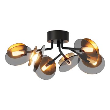 ByRydens - Candeeiro integrado TURNO 6xG9/4W/230V dourado/preto