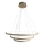 ByRydens - Candeeiro suspenso LED TRIONE LED/45W/230V castanho diâmetro 80 cm