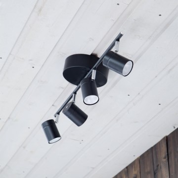 ByRydens - Foco CORRECT 4xGU10/7W/230V preto