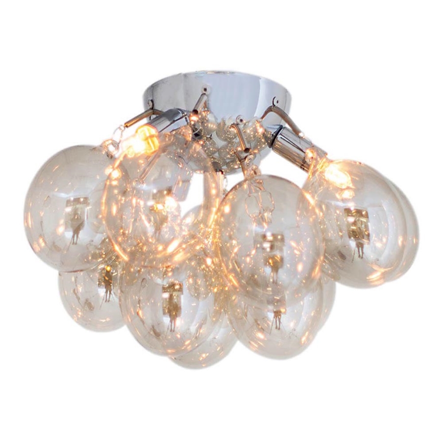 ByRydens - Iluminação de teto GRANDE 3xG9/4W/230V fumado/castanho diâmetro 30 cm