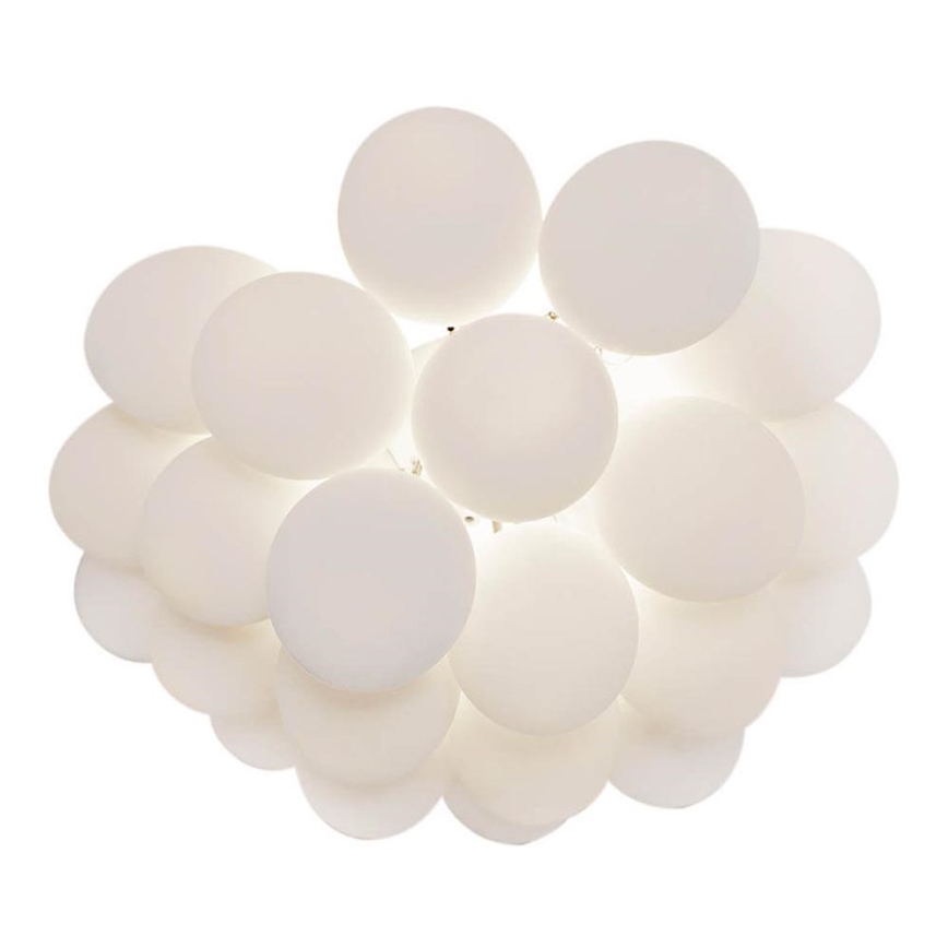 ByRydens - Iluminação de teto GROSS 6xG9/5W/230V branco diâmetro 50 cm