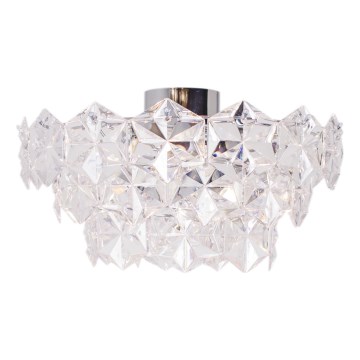 ByRydens - Iluminação de teto MONARQUE 3xE27/5W/230V transparente diâmetro 51 cm