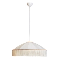 ByRydens - Lustre suspenso com cabo FRANCIS 1xE27/5W/230V cor creme