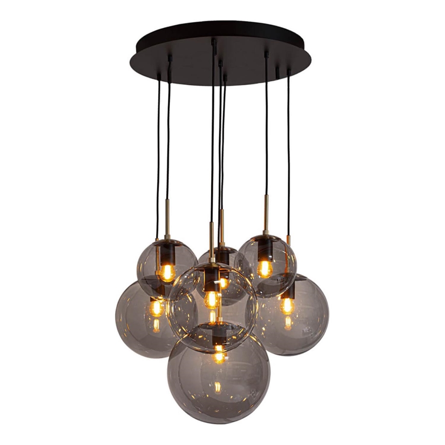 ByRydens - Lustre suspenso em cabo LAURA 7xE27/8W/230V