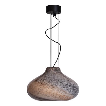 ByRydens - Lustre suspenso por cabo MIRA 1xE27/5W/230V castanho