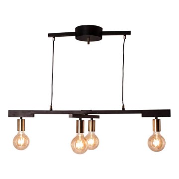 ByRydens - Lustre suspenso por cabo ZEONA 4xE27/5W/230V