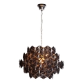 ByRydens - Lustre suspenso por corrente MONARQUE MINI 3xE14/8W/230V preto