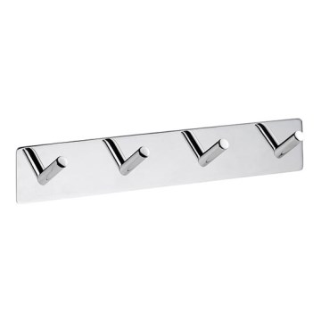 Cabide 25,5x4,5 cm inox/prateado