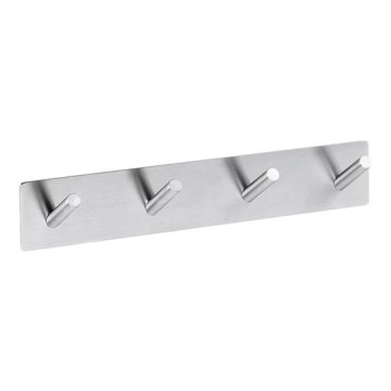 Cabide 25,5x4,5 cm inox/prateado