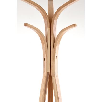 Cabide de chão 177x52 cm, castanho