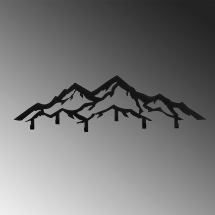 Cabide de parede 25x80 cm montanhas