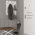 Cabide de parede ANITA 80x64,7 cm branco