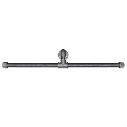 Cabide de parede BORURAF 7x60 cm preto