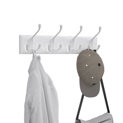 Cabide de parede KATE 40 x 11 x 7 cm branco
