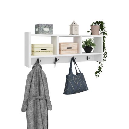 Cabide de parede STAR 35x76 cm branco