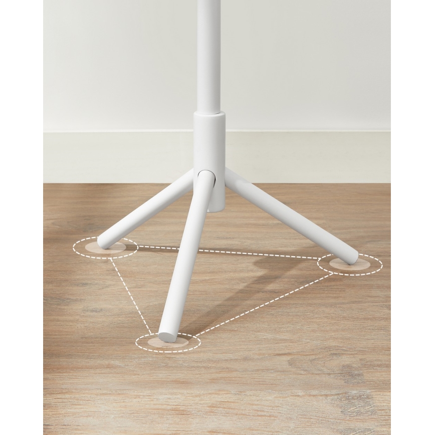 Cabide de pé LINEA branco