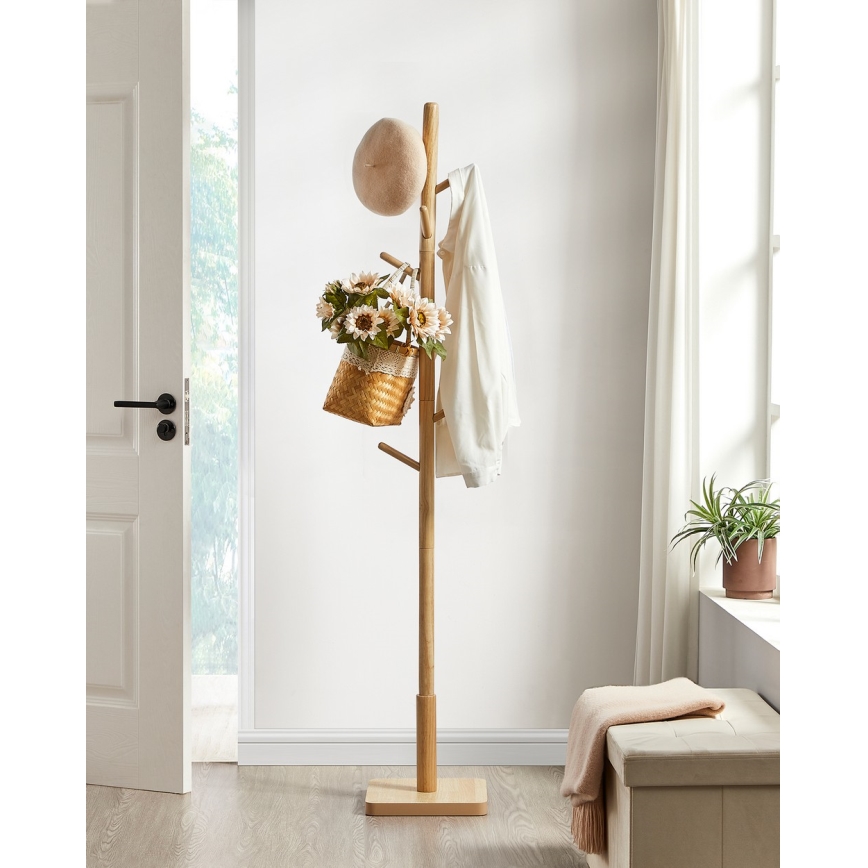 Cabide de pé LINEA castanho