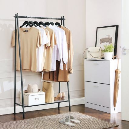 Cabide de pé LINEA preto