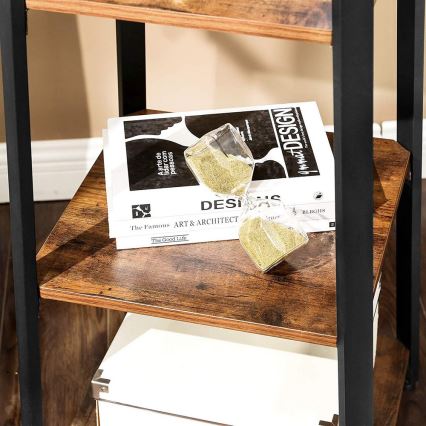 Cabide de pé LINEA preto/marrom