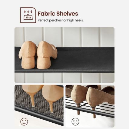 Cabide de pé NAVOR castanho/preto