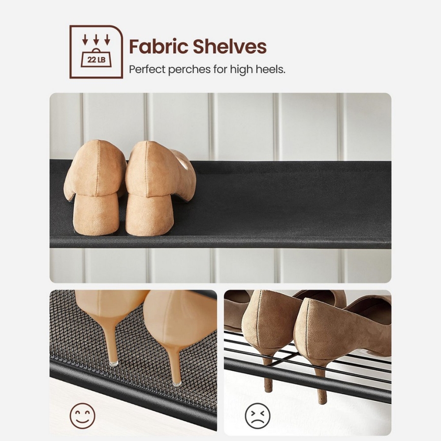 Cabide de pé NAVOR castanho/preto