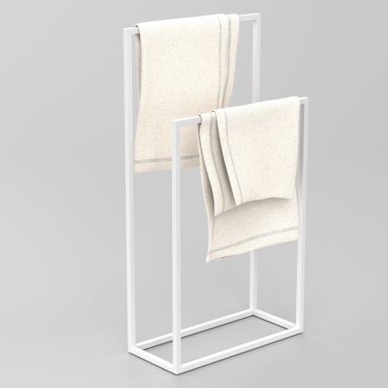 Cabide para toalhas 85x45 cm branco