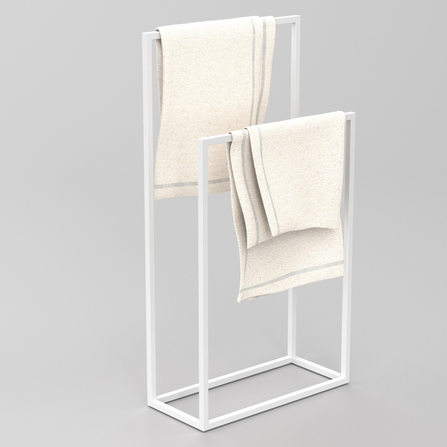 Cabide para toalhas 85x45 cm branco