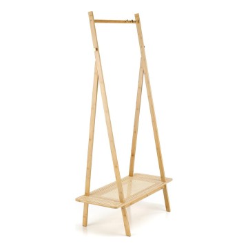 Cabideiro de chão 168x68 cm LEGNO em rattan