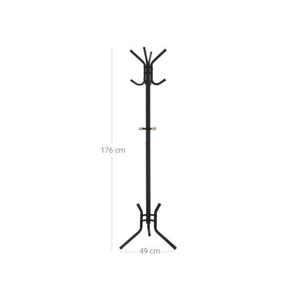 Cabideiro de chão LINEA preto