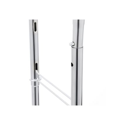 Cabideiro de chão móvel LINEA prateado