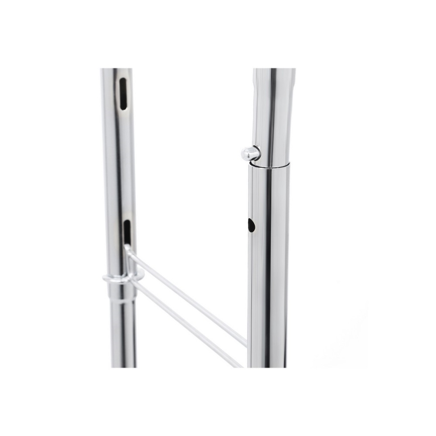 Cabideiro de chão móvel LINEA prateado