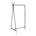 Cabideiro de pé 165x91 cm CHENE preto/bege