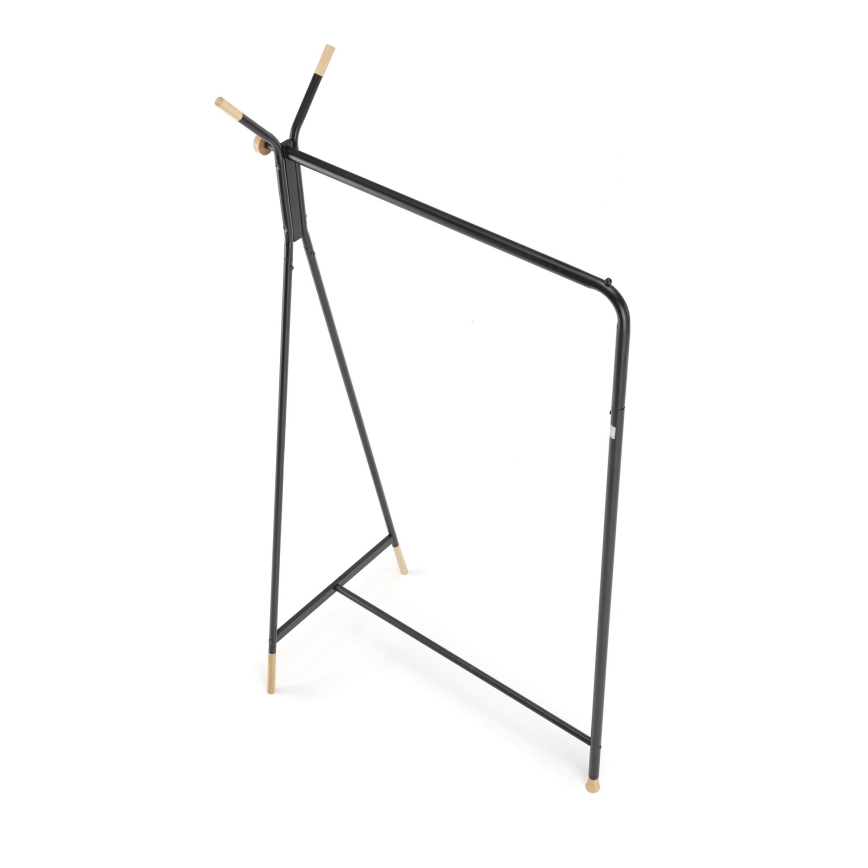 Cabideiro de pé 165x91 cm CHENE preto/bege