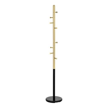Cabideiro de pé 172x30 cm ORDO dourado/preto