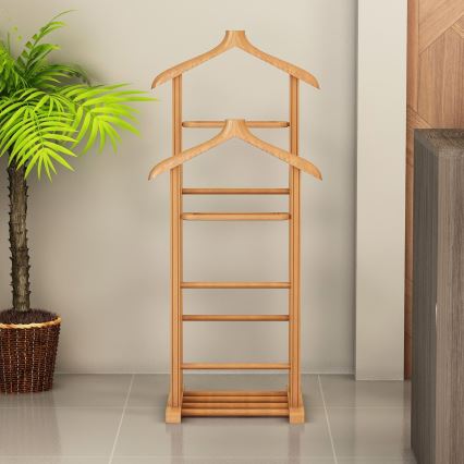 Cabideiro de pé BIBI 33x120x46 cm castanho