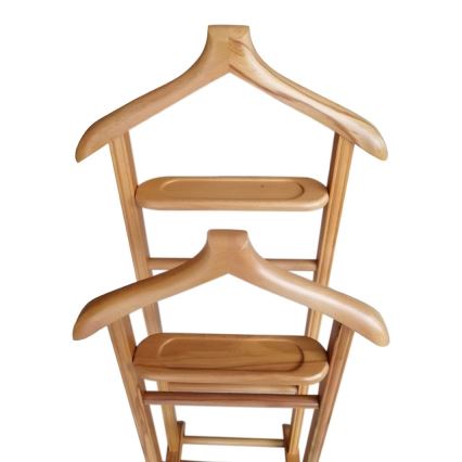 Cabideiro de pé BIBI 33x120x46 cm castanho