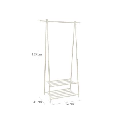 Cabideiro de pé LINEA branco