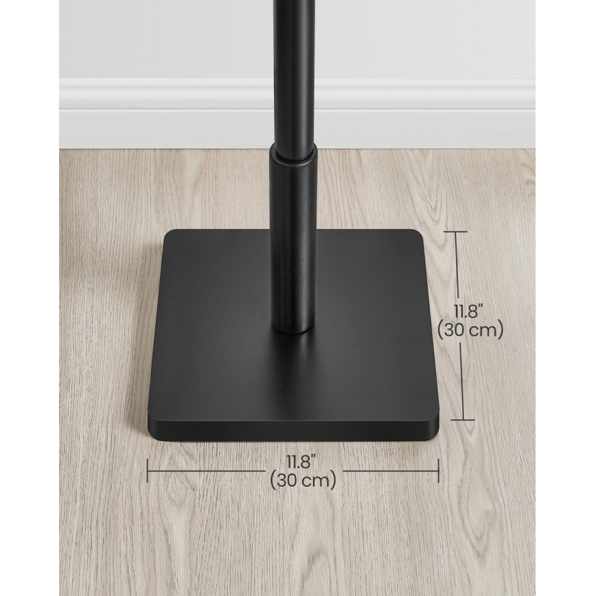 Cabideiro de pé LINEA preto