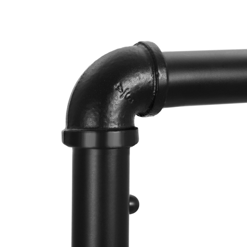 Cabideiro de pé móvel LINEA castanho/preto