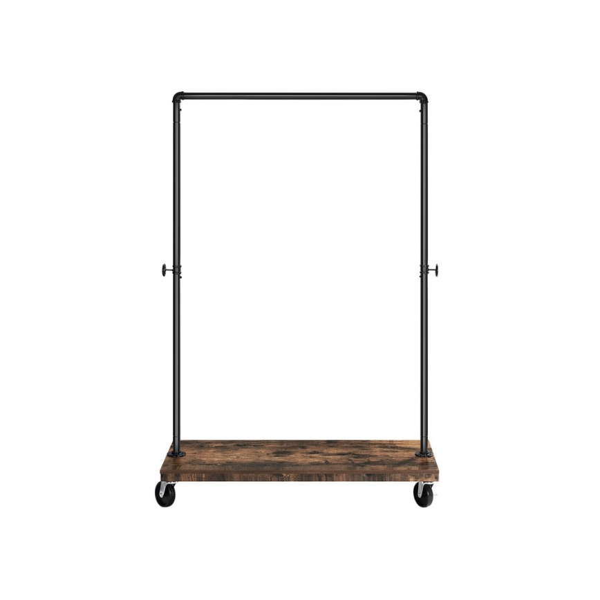 Cabideiro de pé móvel LINEA castanho/preto