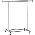 Cabideiro de pé móvel LINEA prateado