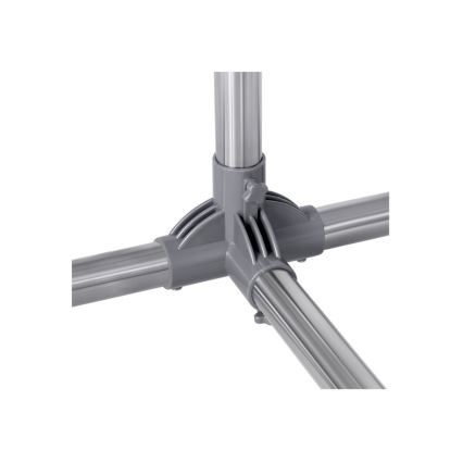 Cabideiro de pé móvel LINEA prateado